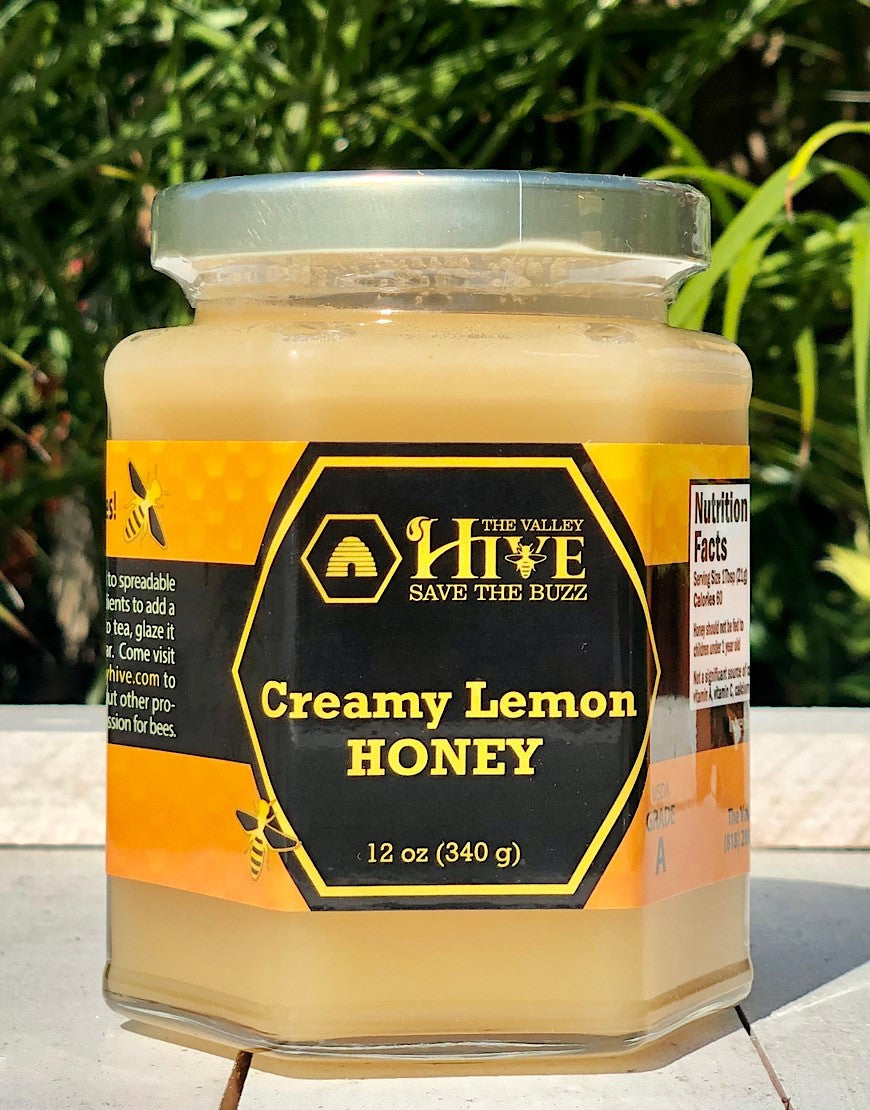 Creamy Lemon Honey - 12 oz – TheValleyHive